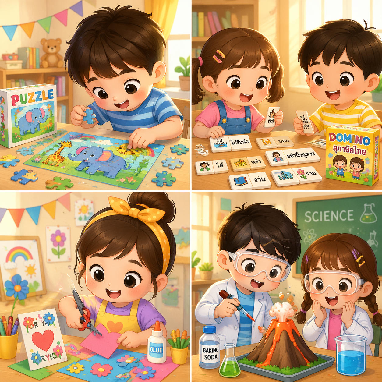 10 กิจกรรมปิดเทอมที่ช่วยพัฒนาสมองลูก โดยไม่ต้องใช้มือถือ (เหมาะกับเด็กทุกวัย)